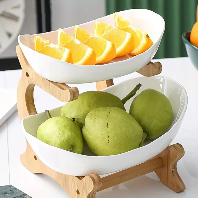 Partitioned Tableware Fruit & Snack Tray
