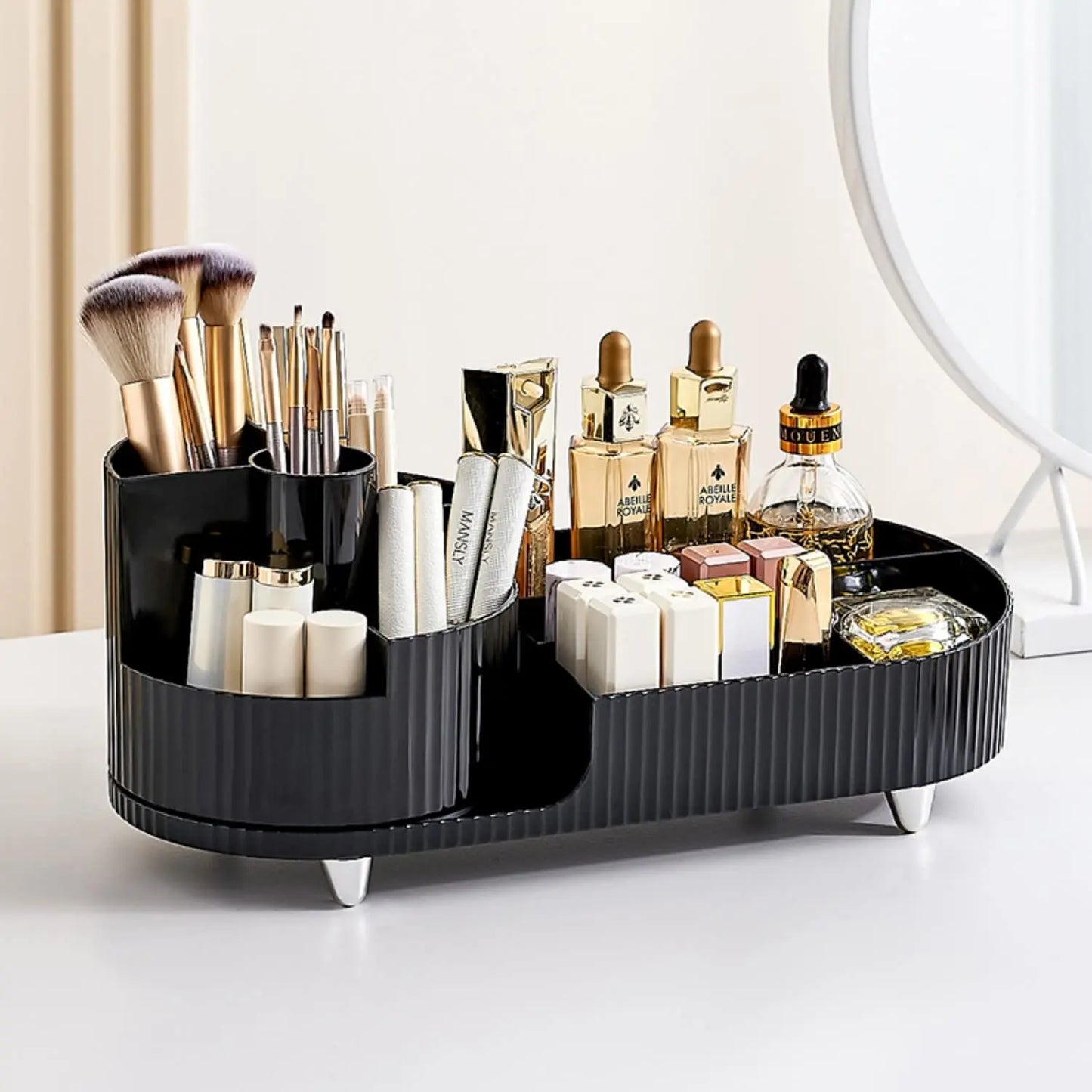 360° Rotating Makeup Organizer