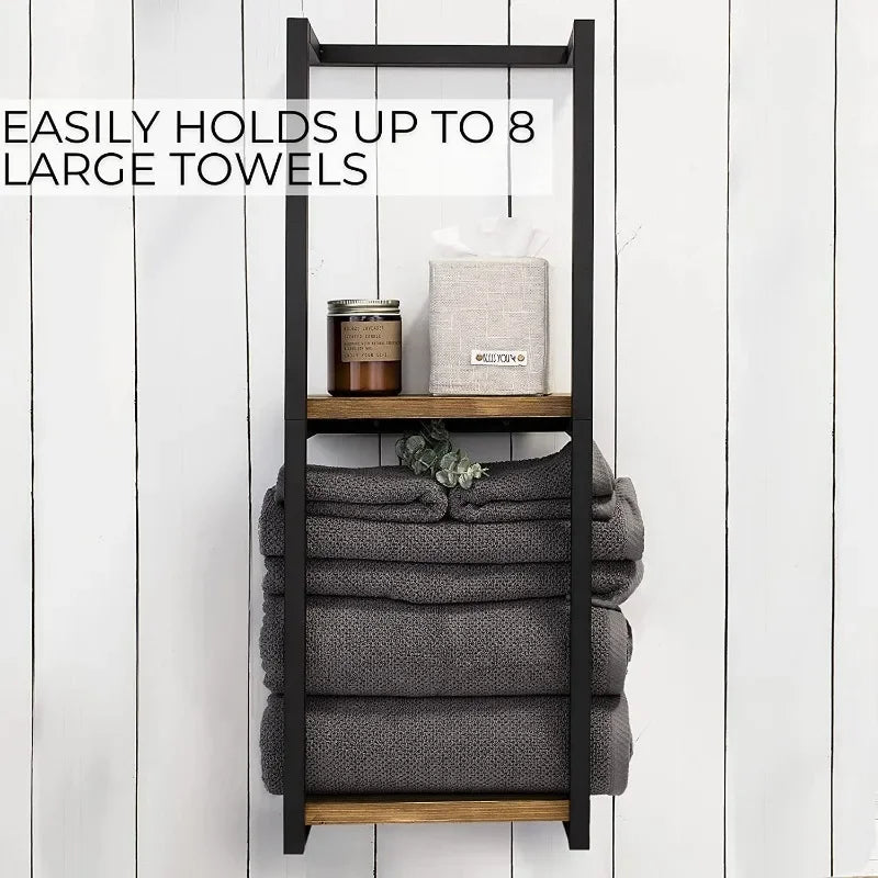Modern and Stylish 2-Tier Towel Rack