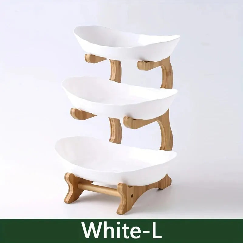 Partitioned Tableware Fruit & Snack Tray