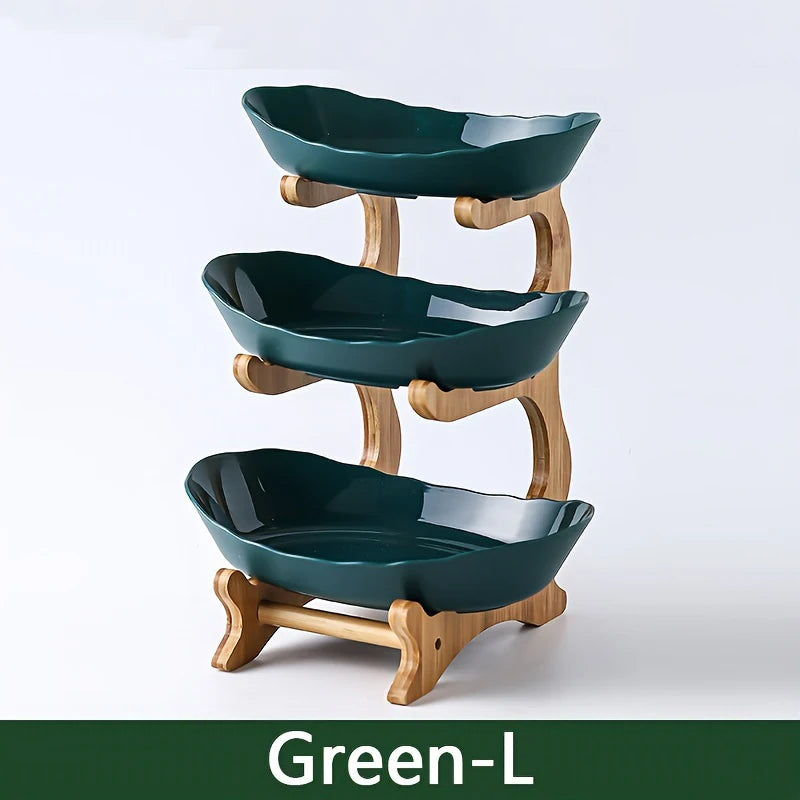 Partitioned Tableware Fruit & Snack Tray