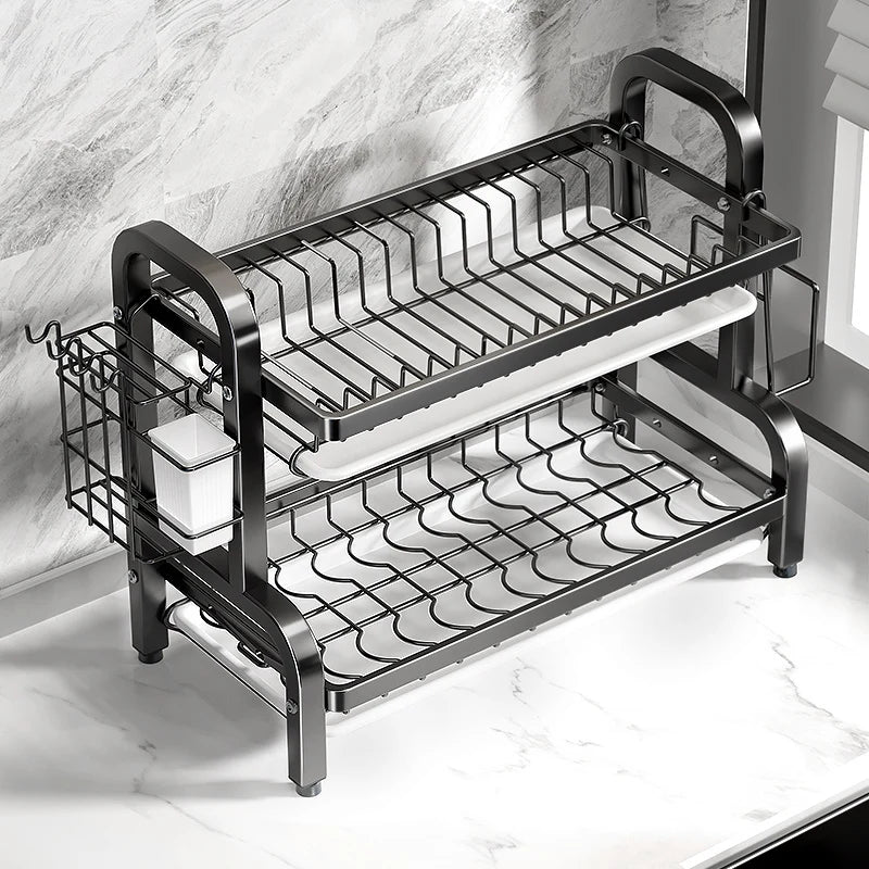 2-Tier Dish Drying Rack