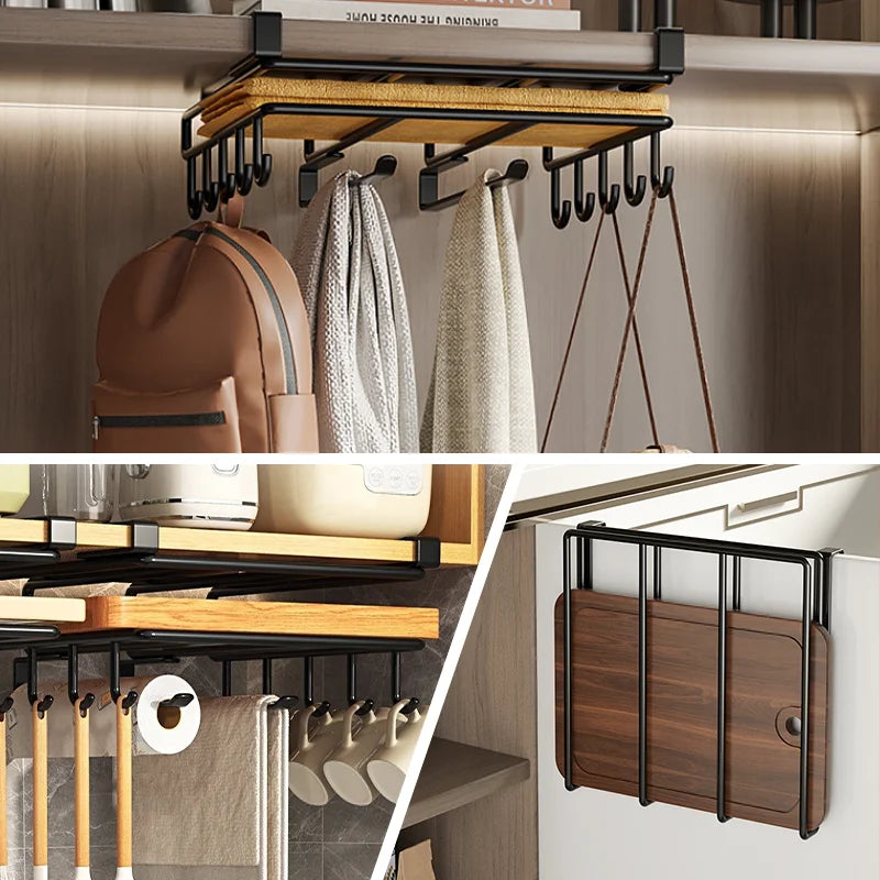 Hanging Kitchen Organizer Rack