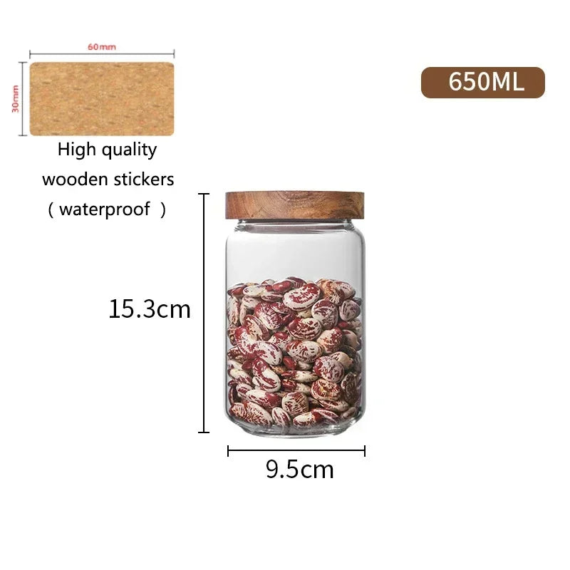 Airtight Glass Kitchen Canister