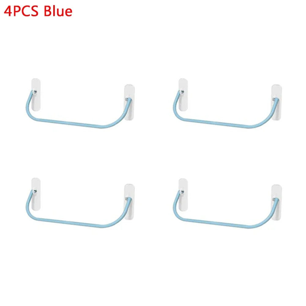 Wall-Mounted Shoe and Towel Rack