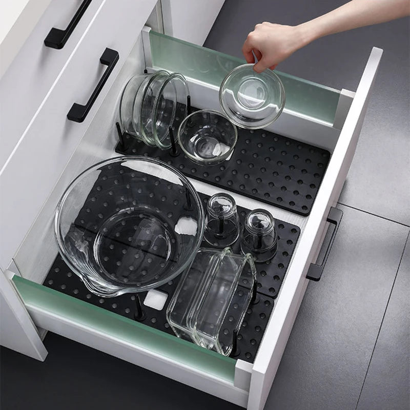 Expandable Drawer Organizer with Pegs