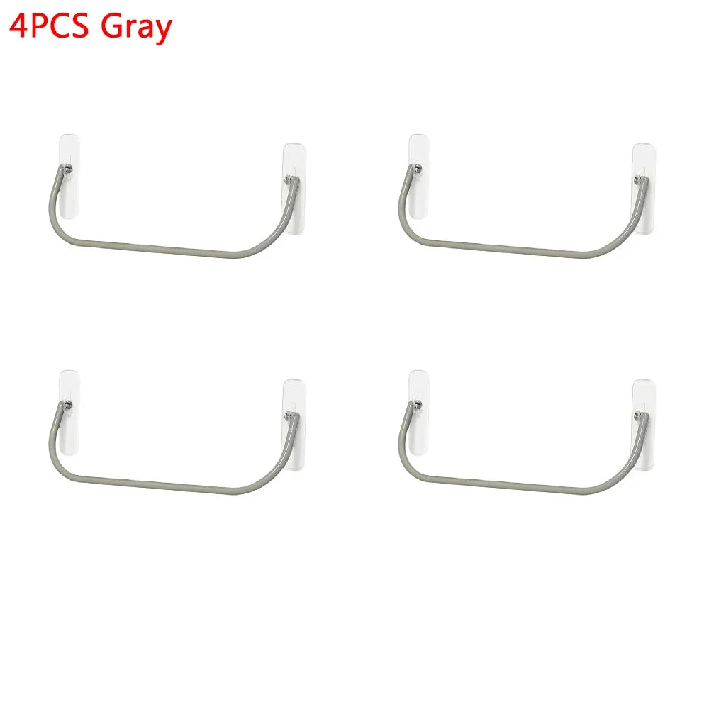 Wall-Mounted Shoe and Towel Rack