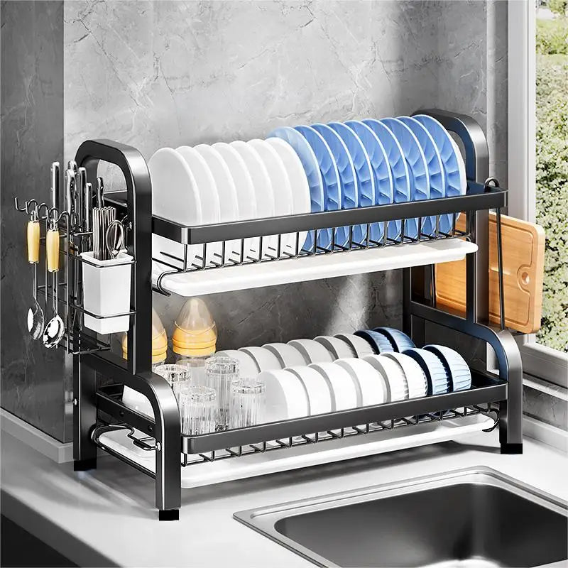 2-Tier Dish Drying Rack