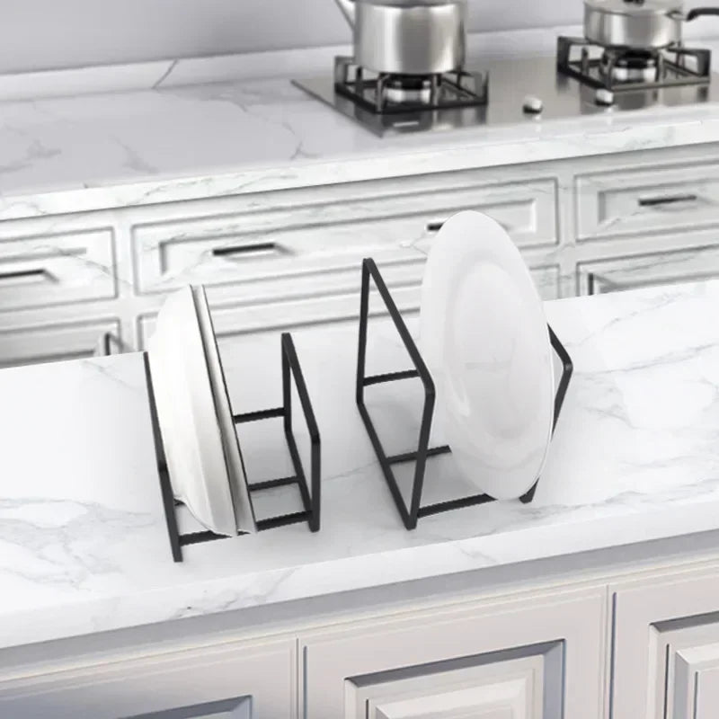 Kitchen Cabinet Plate Storage Rack