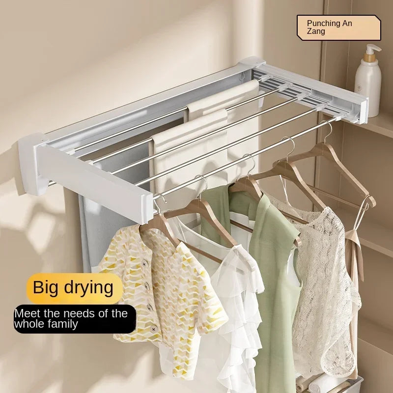 Invisible Retractable Towel Rack