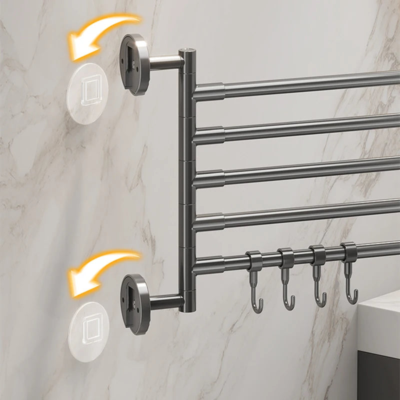 Rotatable Shower Towel Hanger
