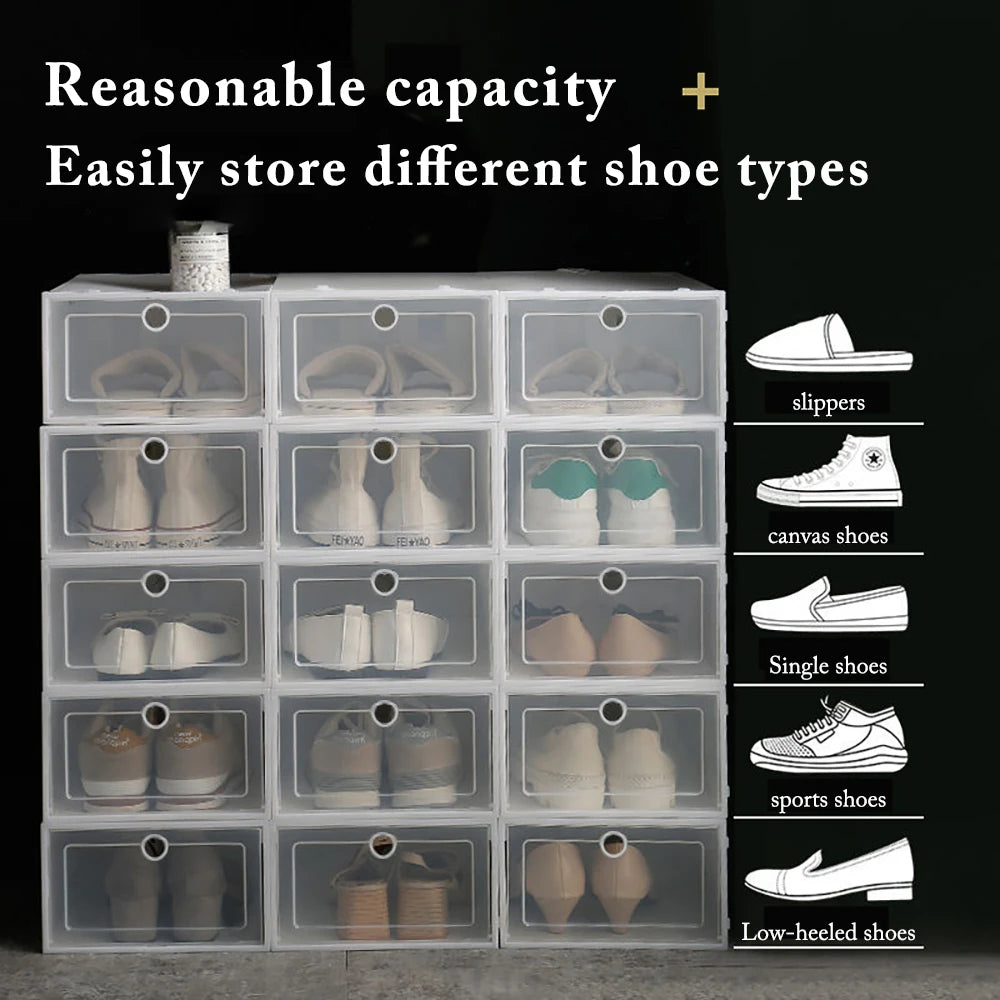 Dook 6-Pack Stackable Shoe Boxes