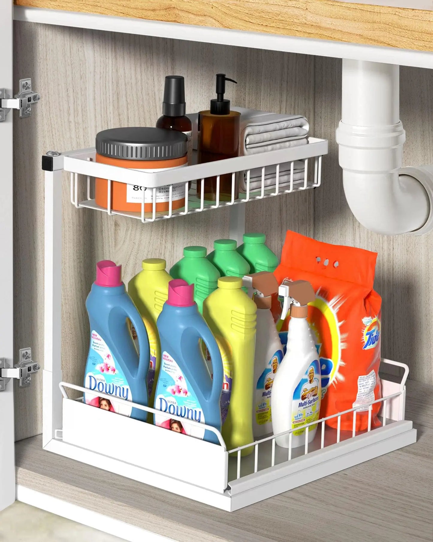 Slim 2-Tier Under-Sink Organizer