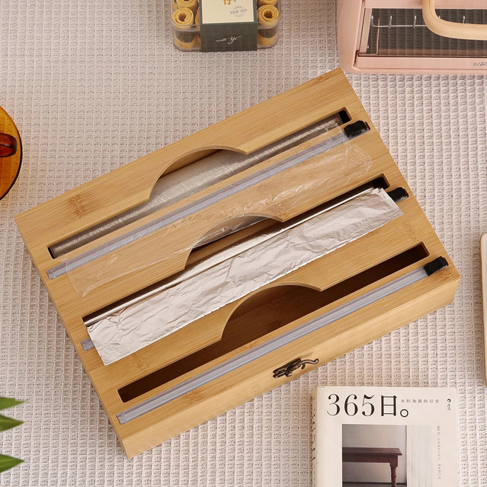 3-in-1 Bamboo Wrap Dispenser