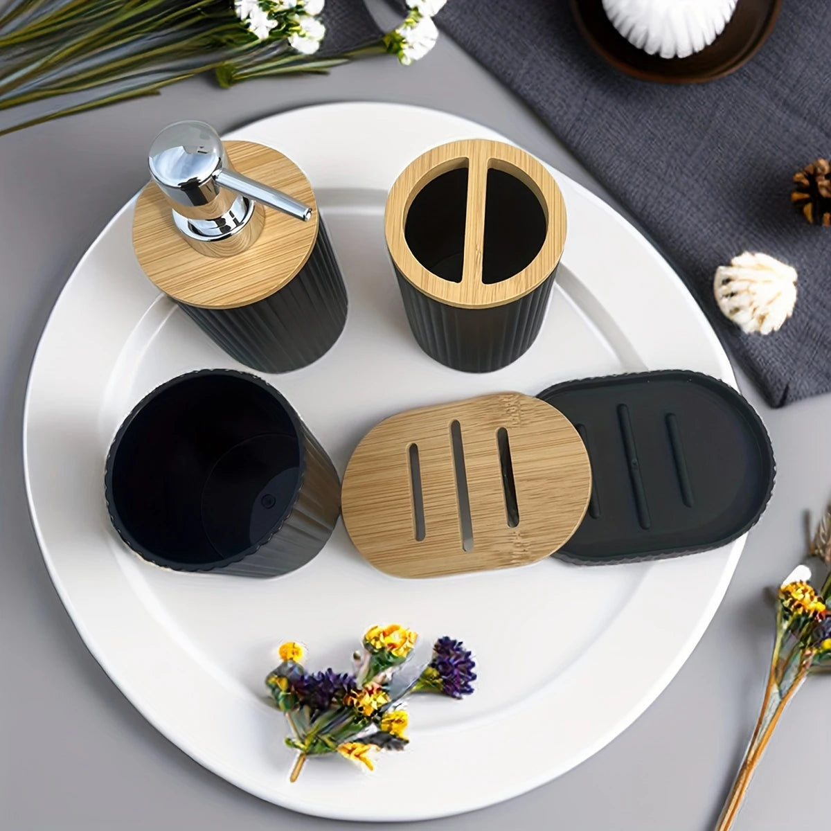 Bathroom Vanity Accessories Set