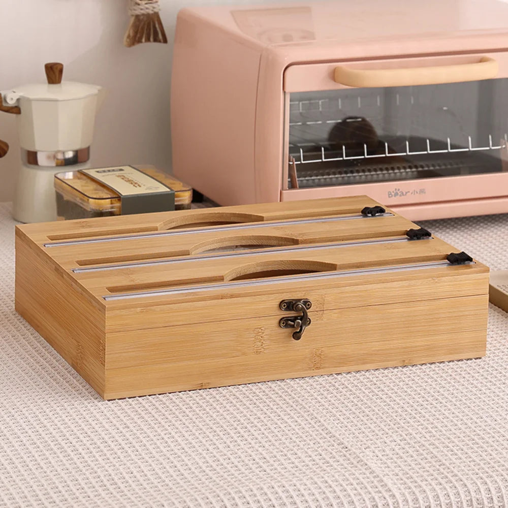 3-in-1 Bamboo Wrap Dispenser