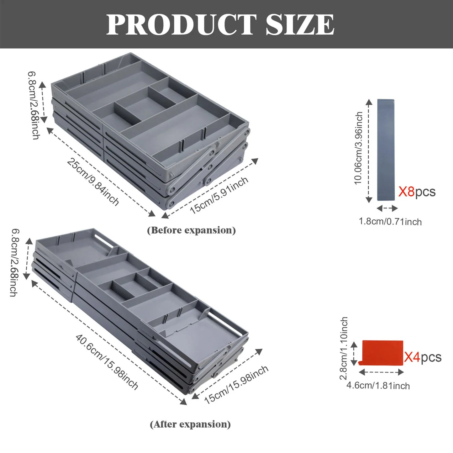 Multi-Functional Drawer Organizer