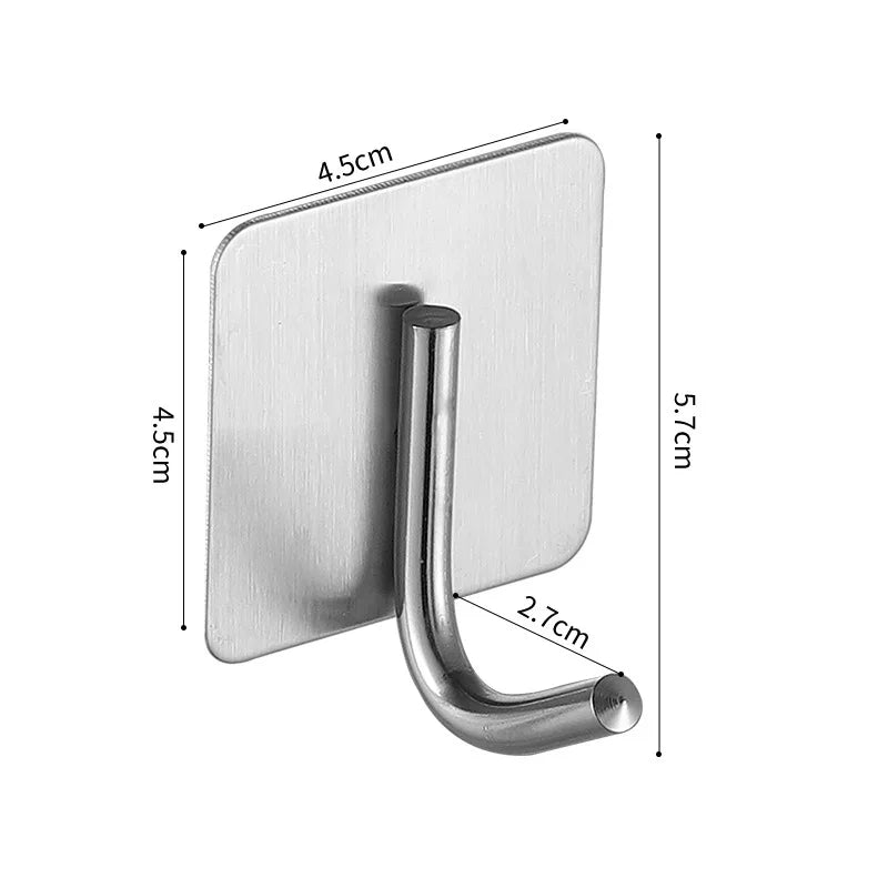 Stainless Steel Adhesive Wall Hook