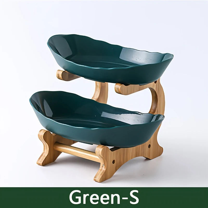 Partitioned Tableware Fruit & Snack Tray