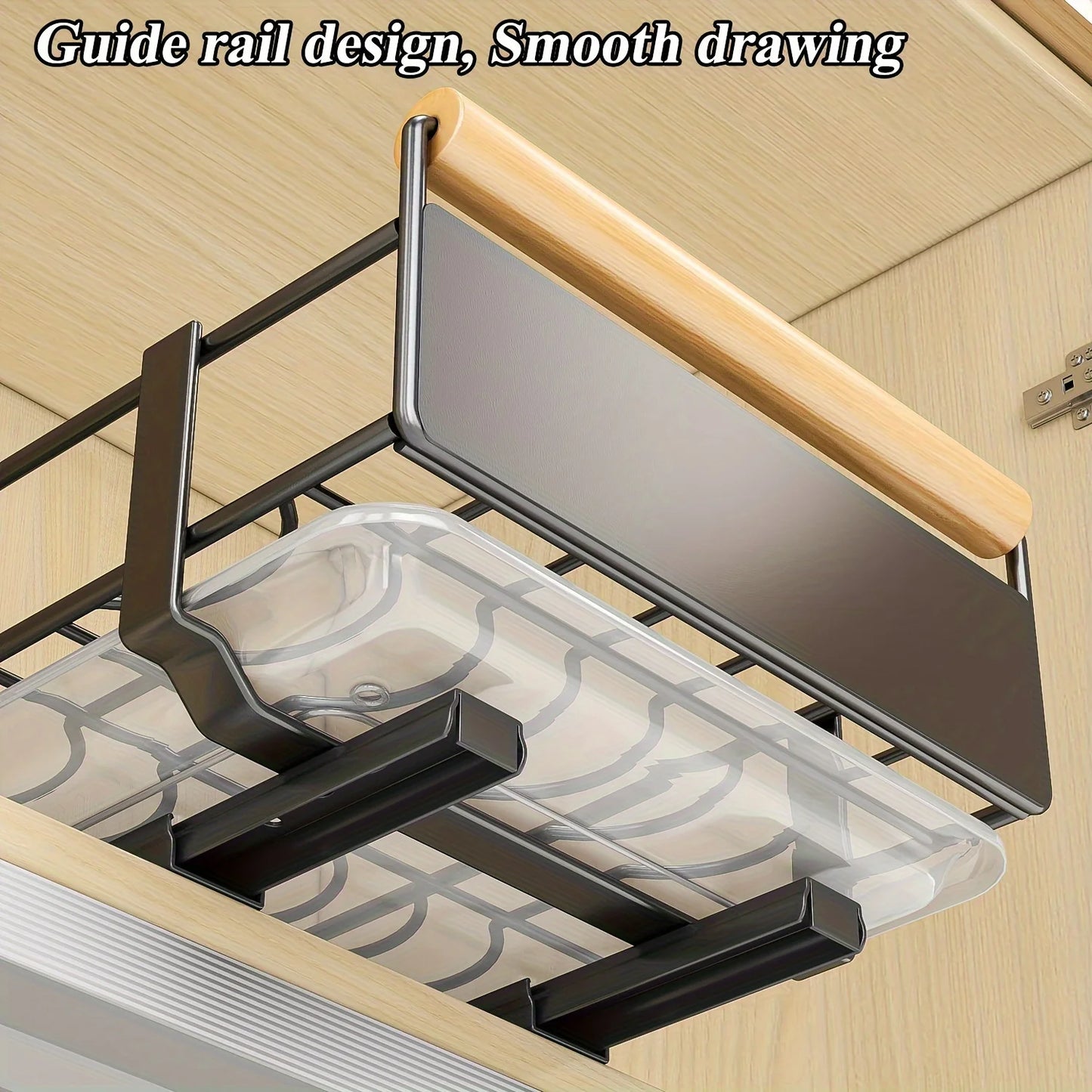 KIXOT Pull-Out Dish Rack
