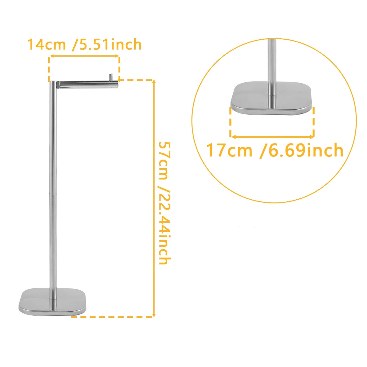 Freestanding Toilet Paper Holder