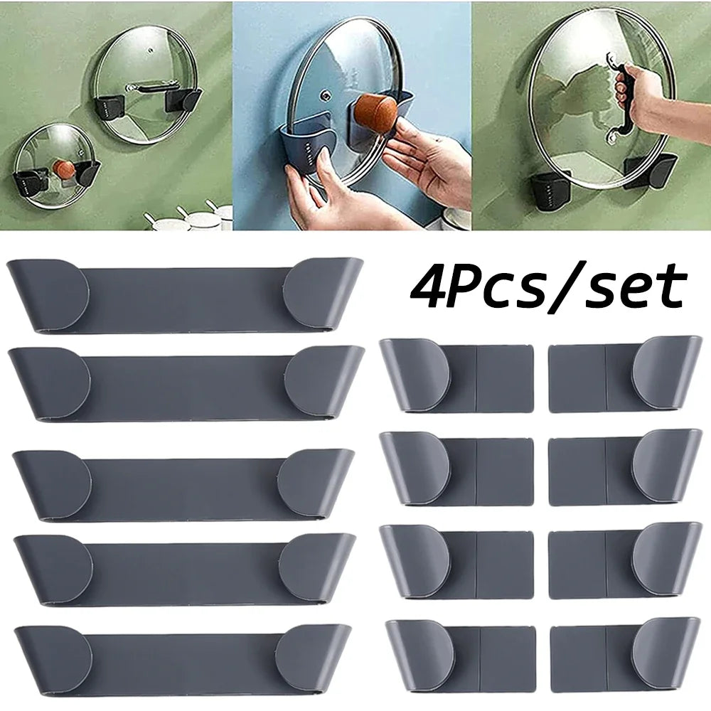 Wall-Mounted Pot Lid Holder