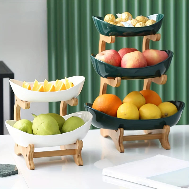 Partitioned Tableware Fruit & Snack Tray