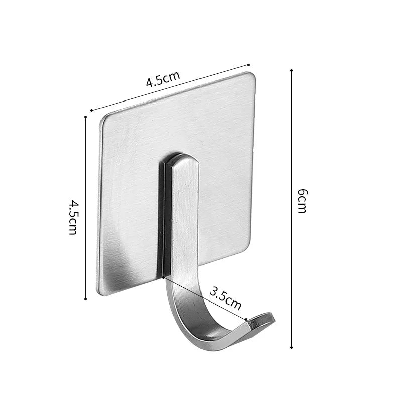 Stainless Steel Adhesive Wall Hook