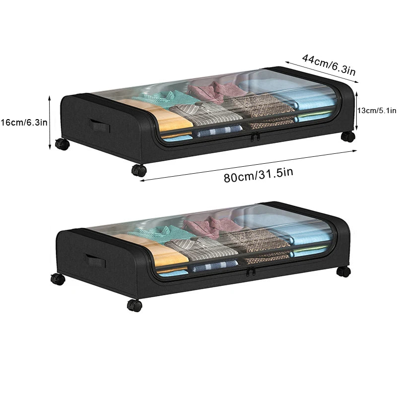 Under Bed Storage Box with Wheels