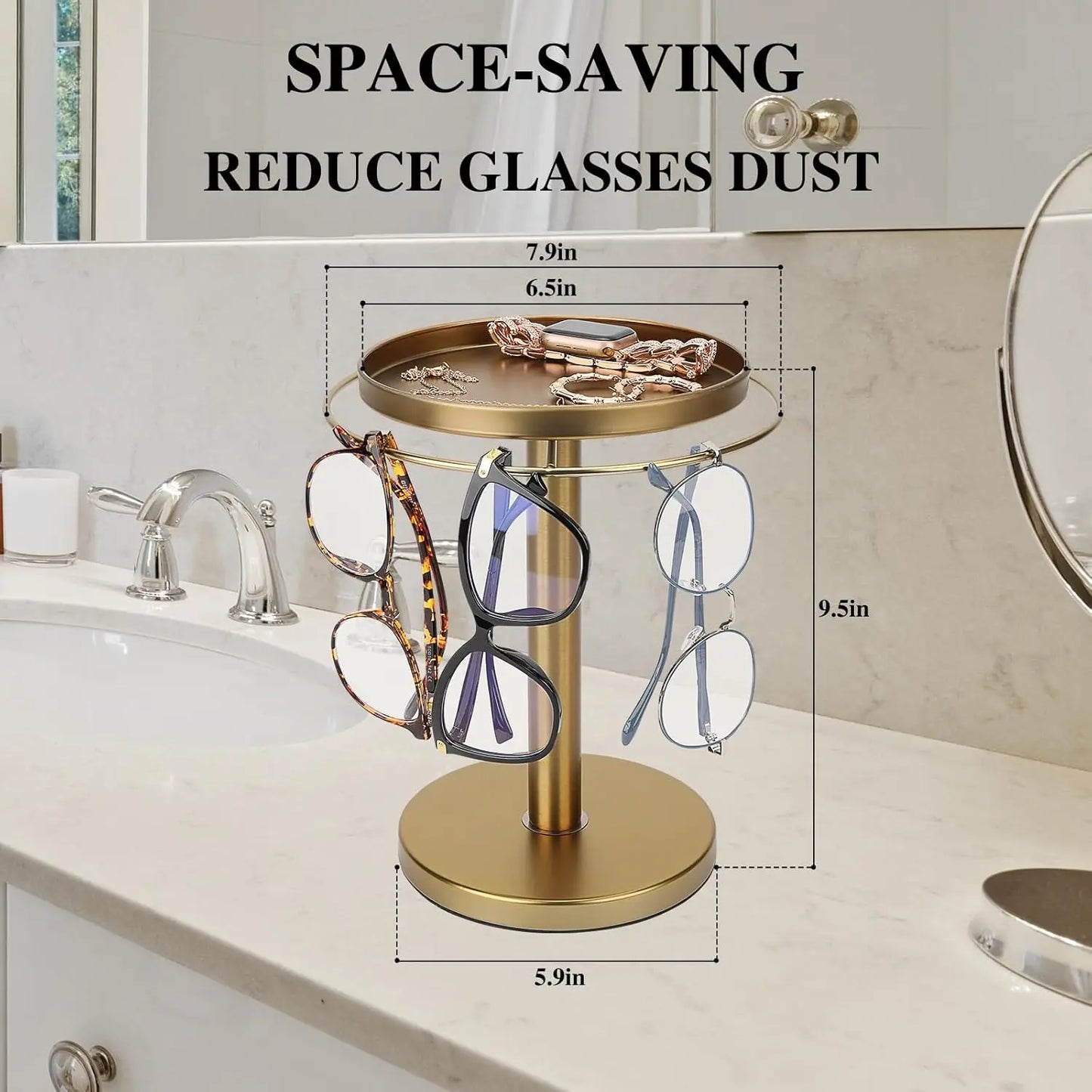 360° Rotating Sunglass Organizer