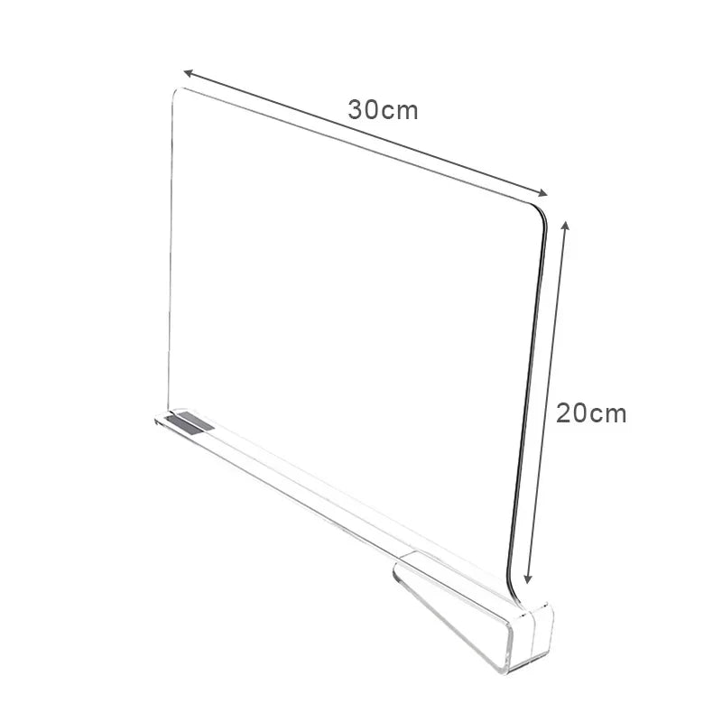 Transparent Closet Shelf Dividers