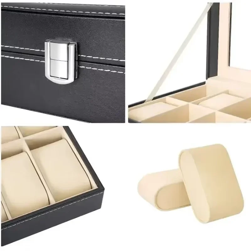 PU Leather Watch Display Box