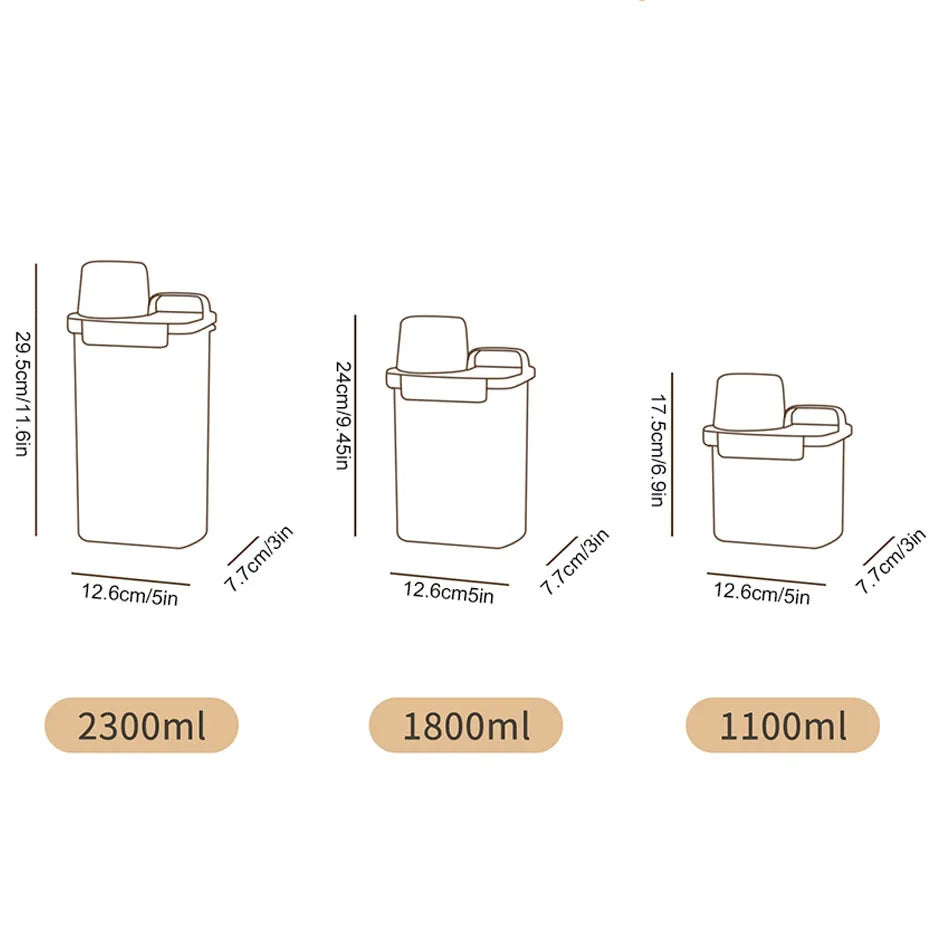 Airtight Laundry Detergent Storage Box