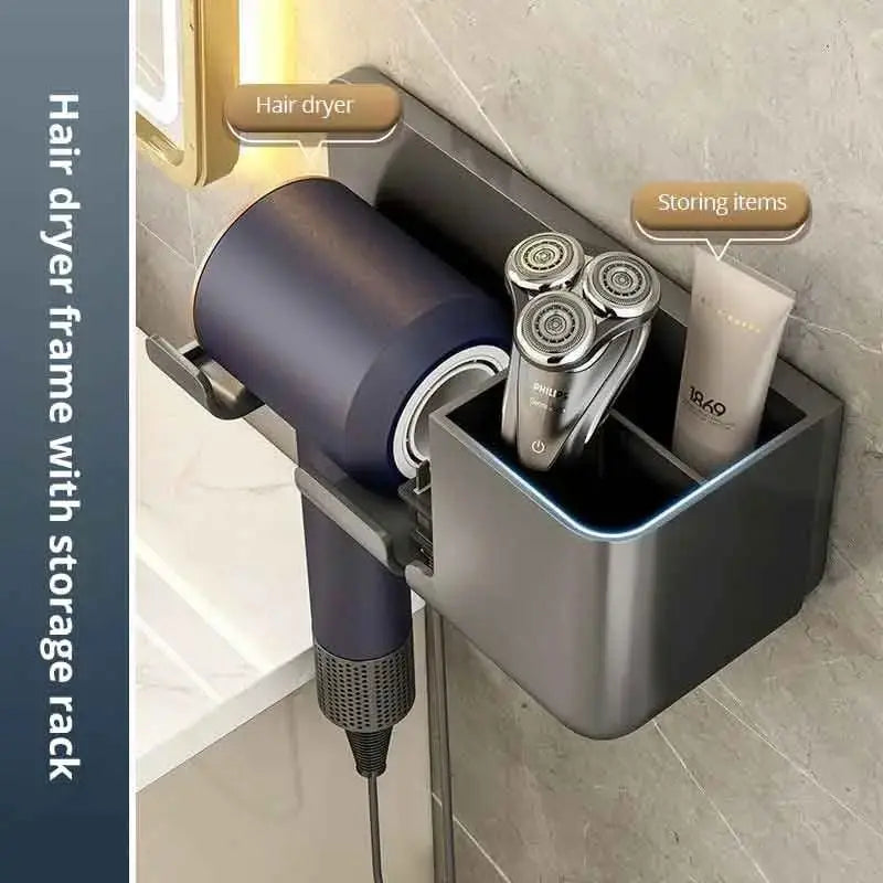 Hair Dryer Rack Organizer