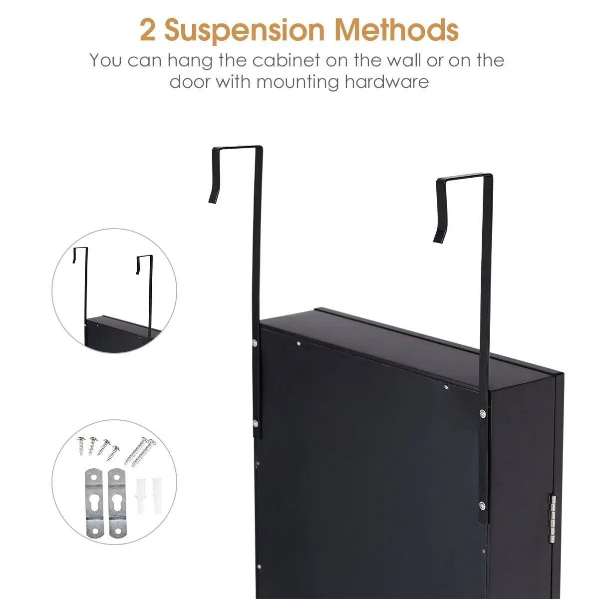 Mirrored Jewelry Cabinet