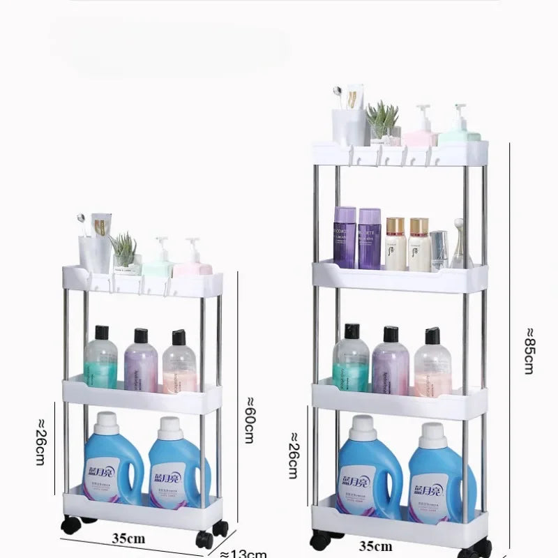 Slim Rolling Storage Cart