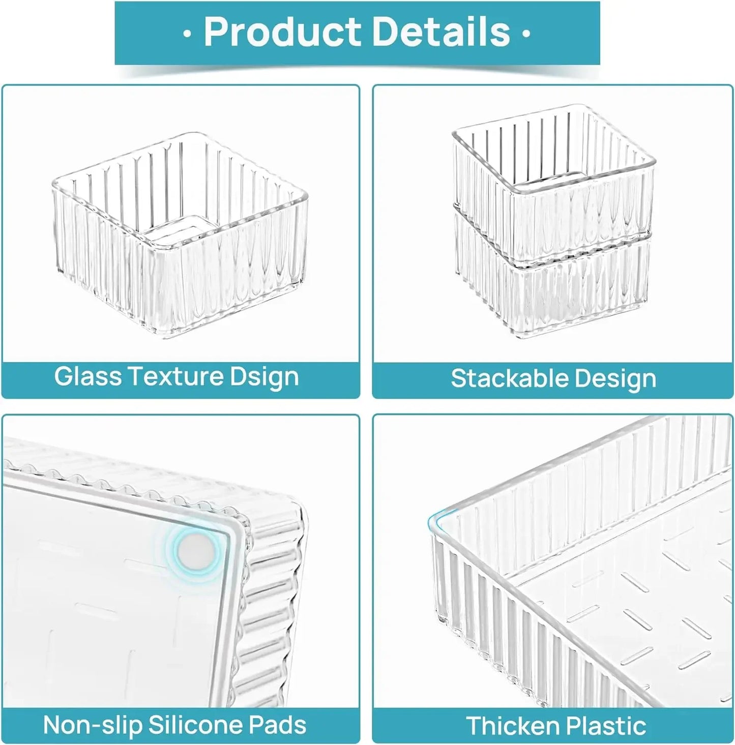 Desk Drawer Organizer Set