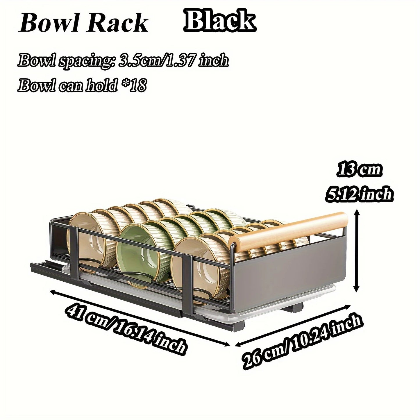 KIXOT Pull-Out Dish Rack