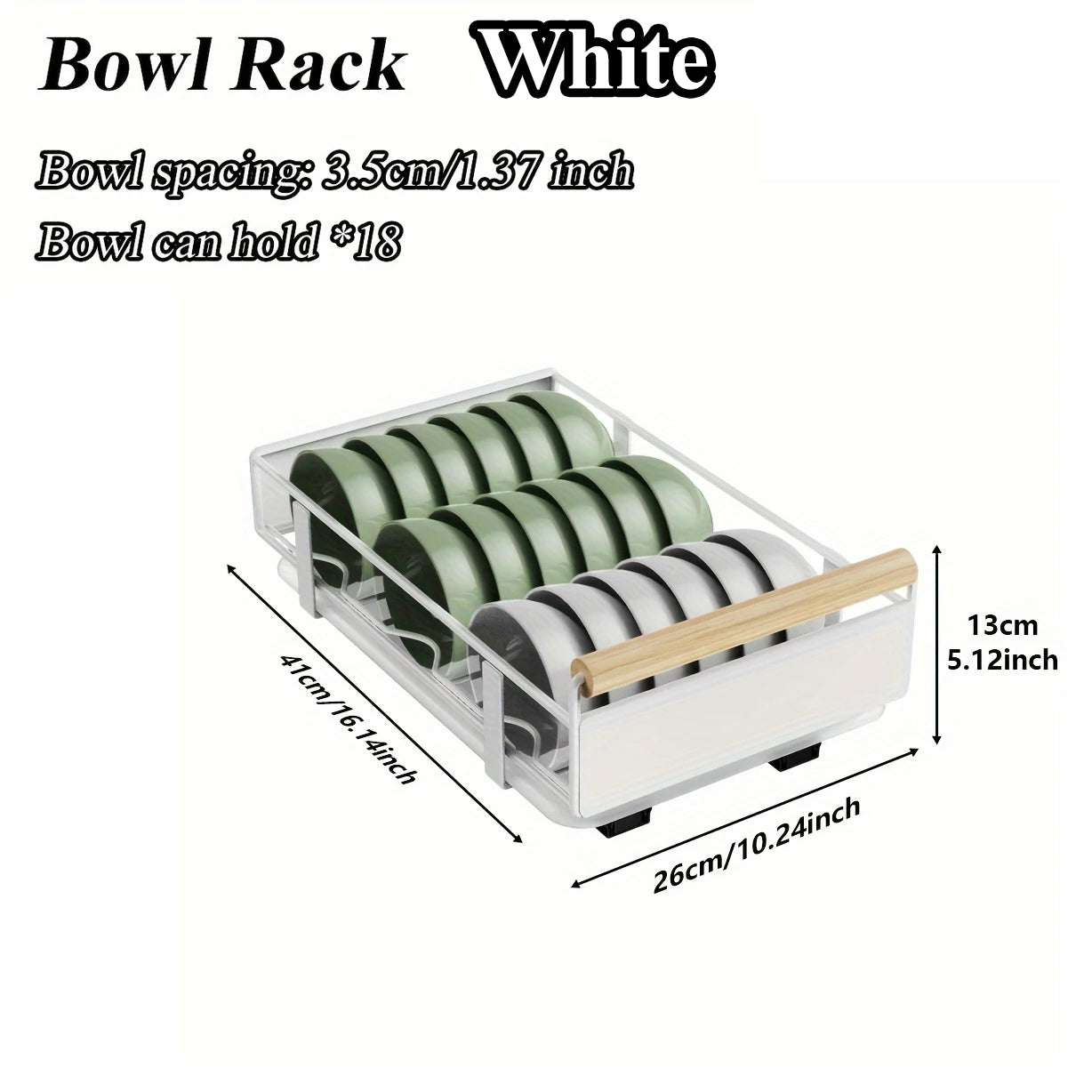 KIXOT Pull-Out Dish Rack