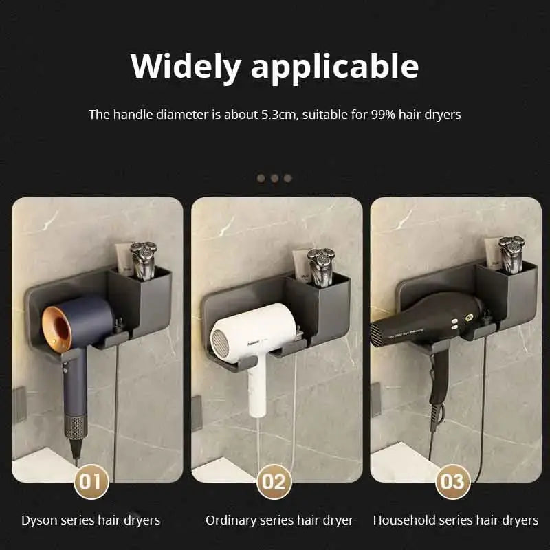 Hair Dryer Rack Organizer