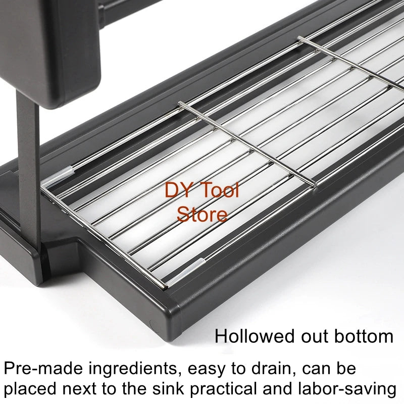 Double Pull-Down Kitchen Storage Rack