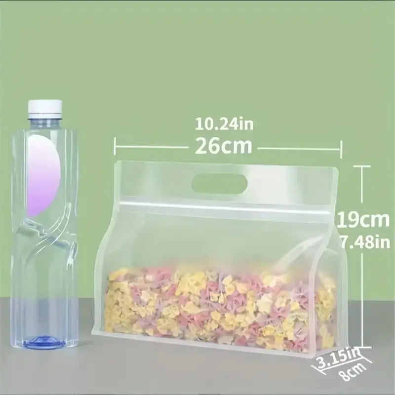 5-Piece Reusable Food Storage Bags