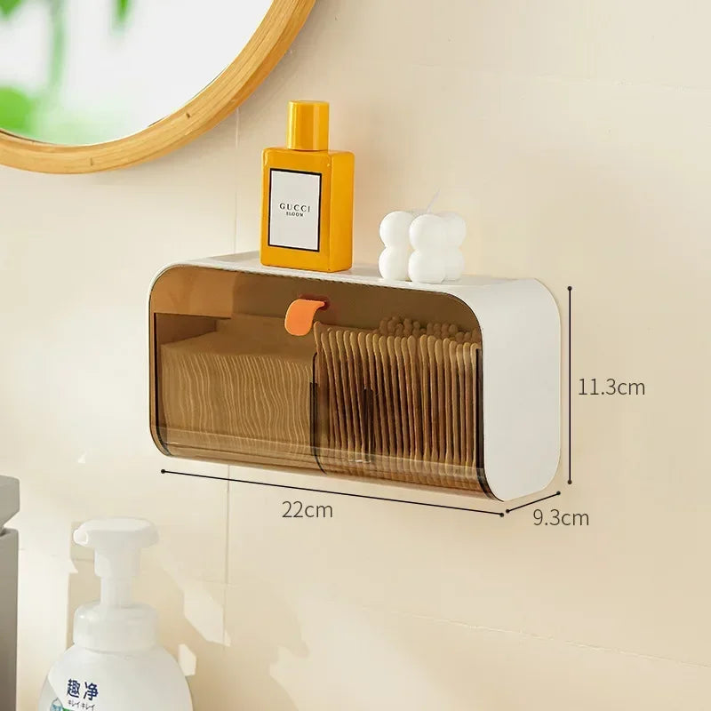 Wall-Mounted Toilet Storage Box
