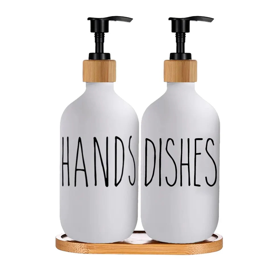 500ml Dishwashing Sink Soap Dispenser Set