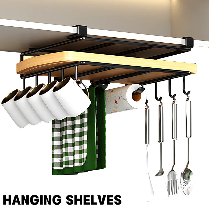 Hanging Kitchen Organizer Rack