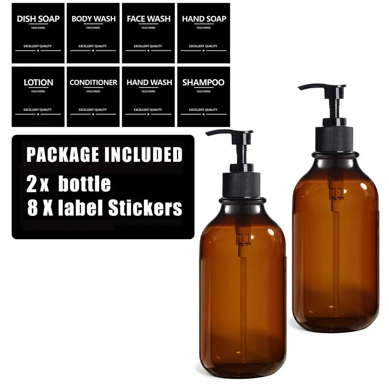 500ml Soap Bottle Set