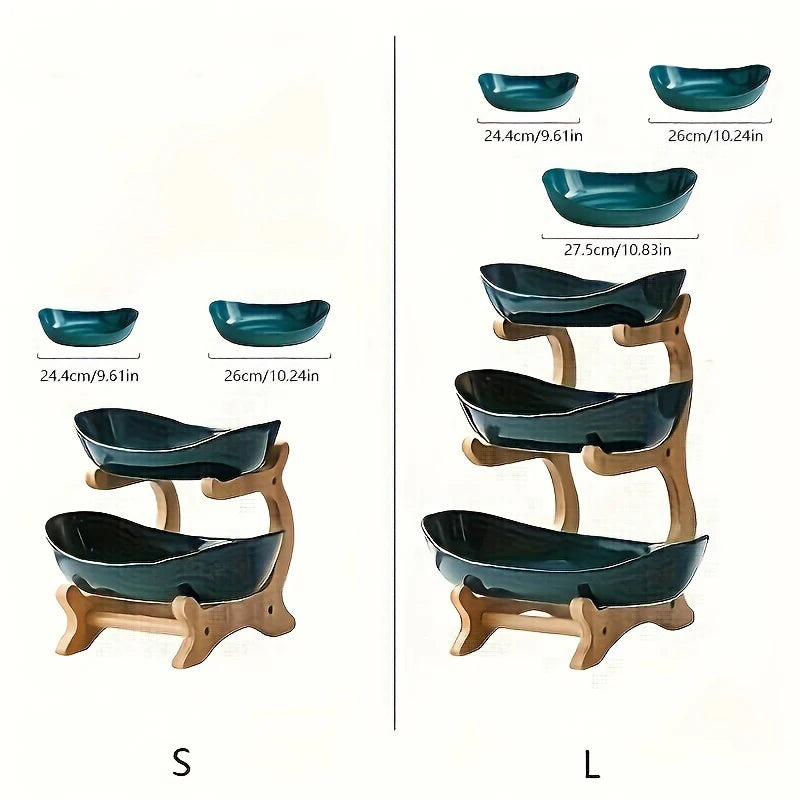 Partitioned Tableware Fruit & Snack Tray
