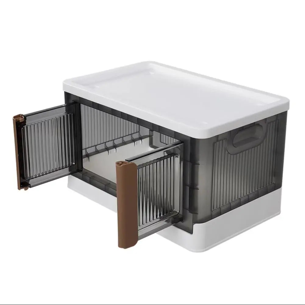 Grey, White Storage Organizer Box