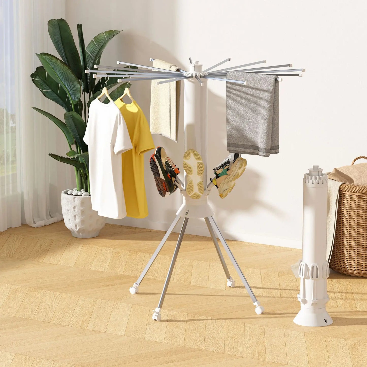 Foldable Rotary Clothes Hanger