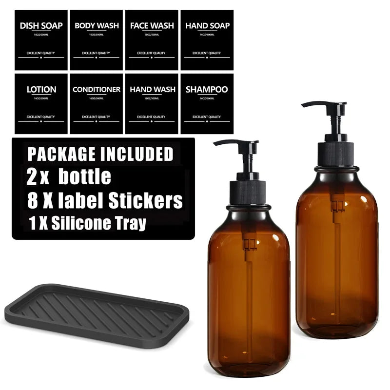 500ml Soap Bottle Set
